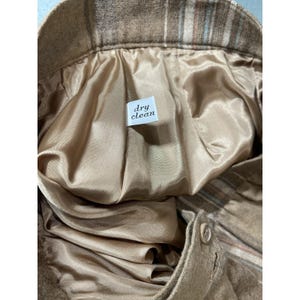 Vintage Pendleton Virgin Wool Plaid Long Skirt Matching Scarf USA Set Medium image 10