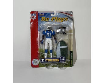 New Re Plays #21 LaDainian Tomlinson Chargers Action Figure 2006 In Box