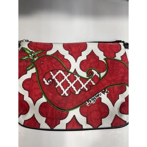 Brighton Purse Love Dove Christmas Holiday Crossbody Bag Red White Black image 2