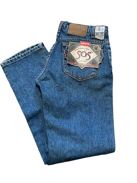 Vintage Levi’s 505 Jeans Mens Size 34x32 Straight 
