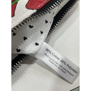 Brighton Purse Love Dove Christmas Holiday Crossbody Bag Red White Black image 4