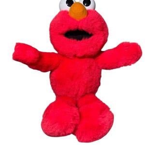 Vintage Tyco Alphabet Elmo Sesame Street TYCO Plush Stuffed Animal Soft