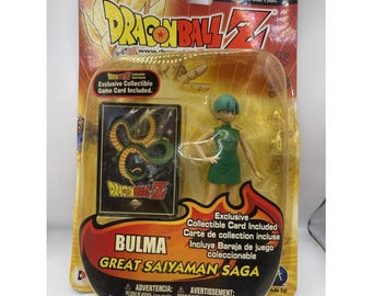 Irwin Toy Dragon Ball Z Bulma Figure Exclusive Game Card Toy In Box 2002