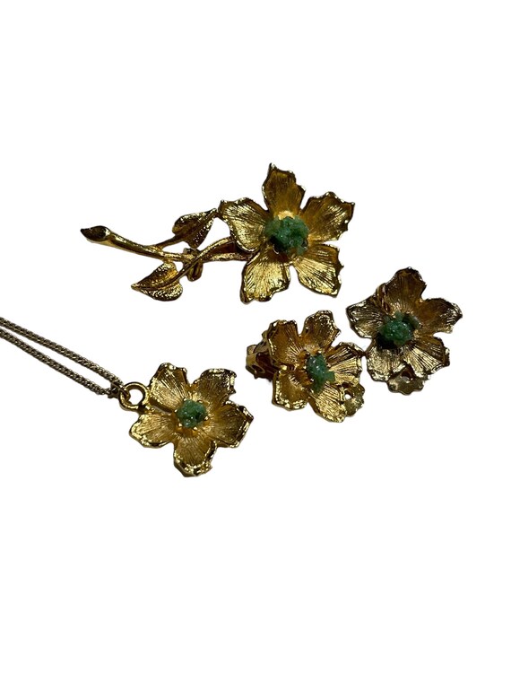 Green and gold costume jewelry deals