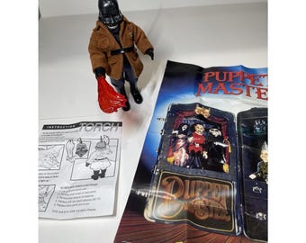 Puppet Master Action Figure Full Moon Toys Torch Brown Jacket Black Helmet 2000