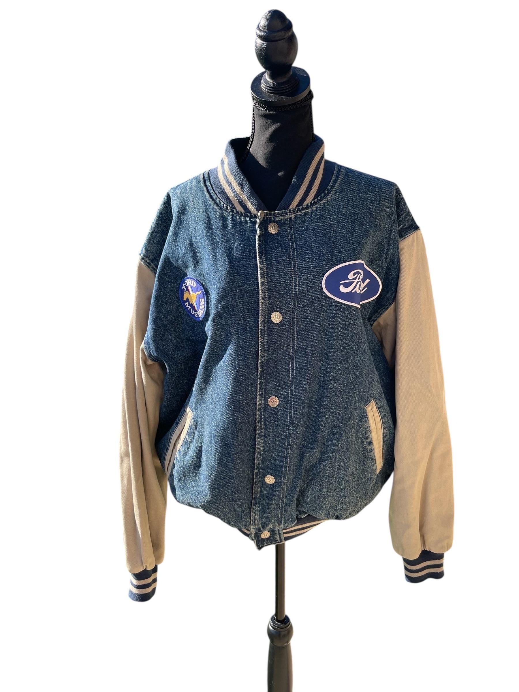 All+Every Ford Classic White Logo Men's Varsity Jacket