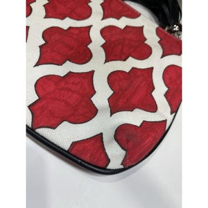 Brighton Purse Love Dove Christmas Holiday Crossbody Bag Red White Black image 8