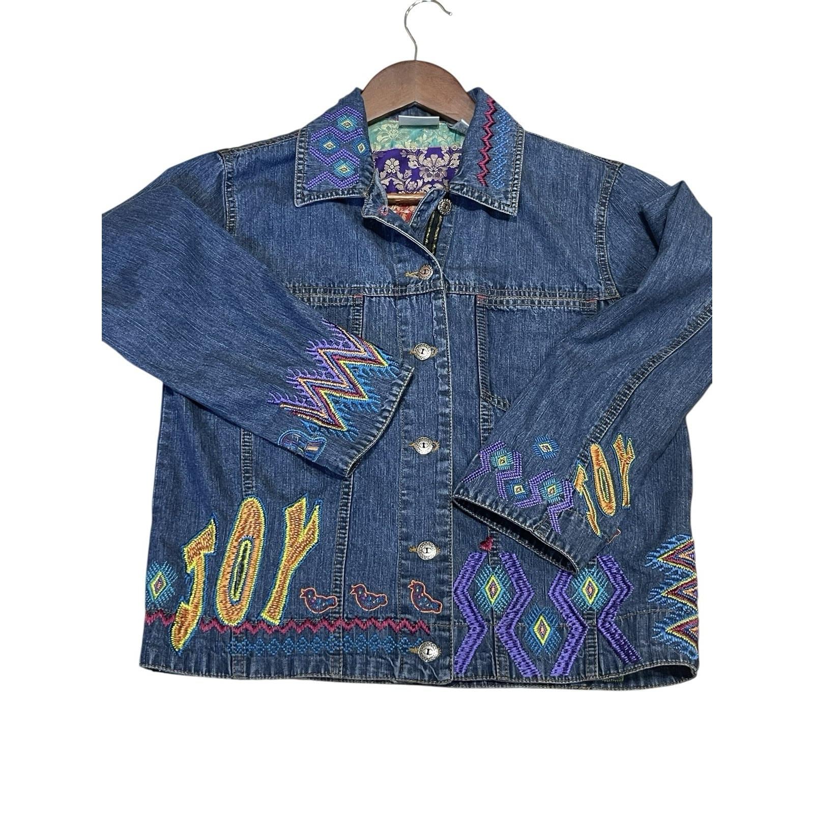 ジャケット・アウター 90s chico's design denim jacket y2k 90s chico's design denim jacket y2k - メルカリ