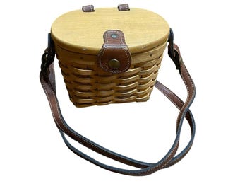 Longaberger Collector's Club Edition Small Purse Saddlebrook Basket Vintage