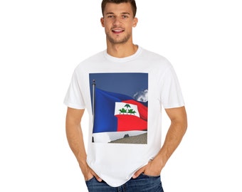 T-shirt unisexe teint en pièce