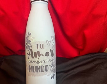 vaso grabado con láser