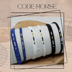 Bracelet Code Morse Miyuki