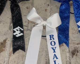 White Royals Bow - Customized