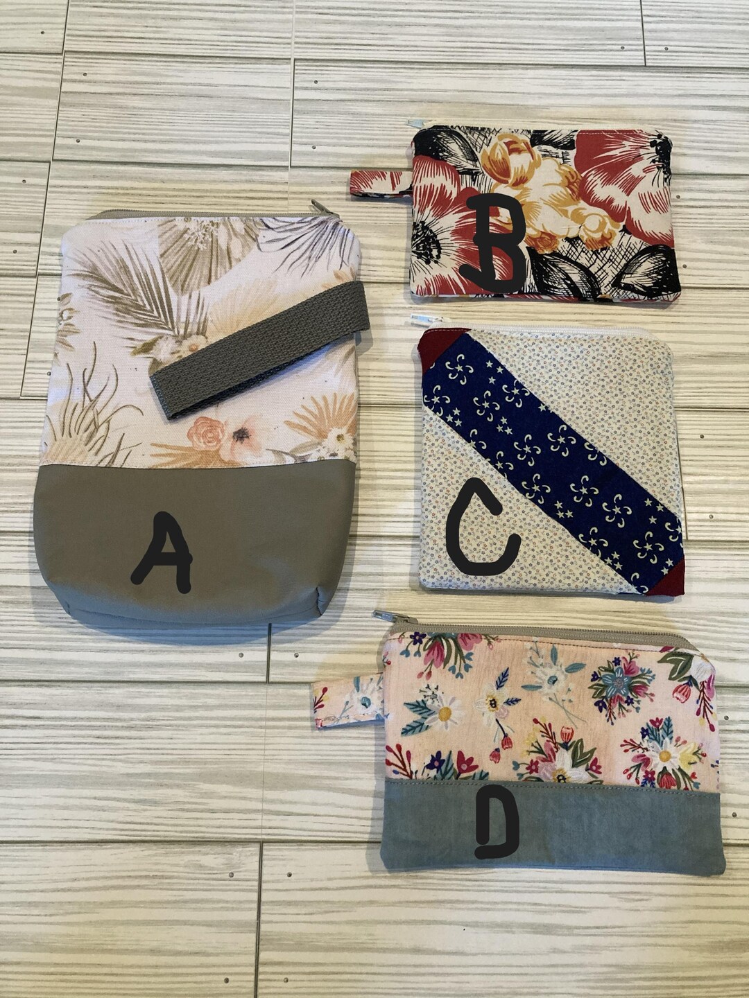 Unique Pouch Unique One of a Kind Handmade Zipper Pouch - Etsy