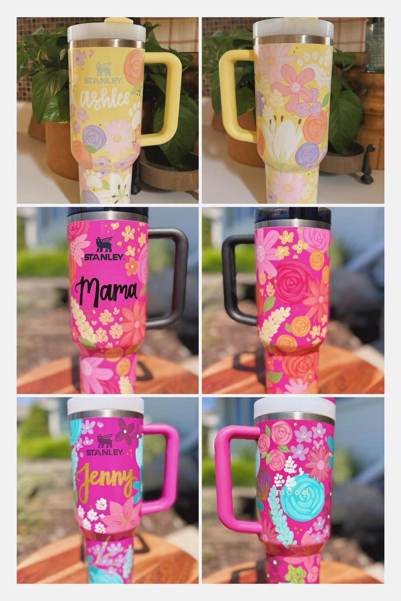 New Product* Custom Hand-painted Hydrojug Tumblers image 6