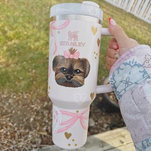 Custom Hand-painted Pet Portrait/Animal Stanley Tumblers