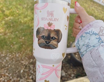 Custom Hand-painted Pet Portrait/Animal Stanley Tumblers