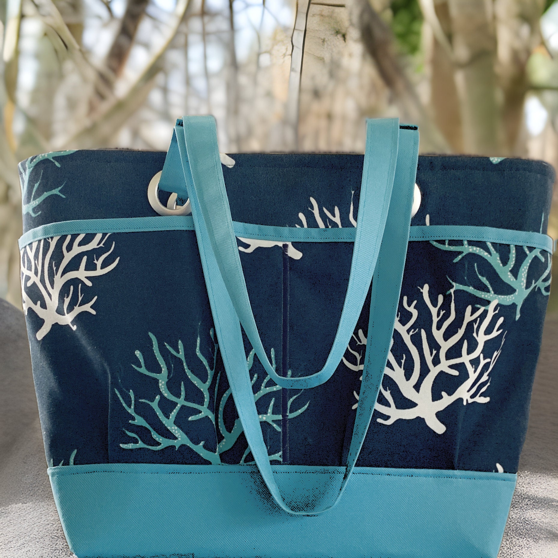 Coral beach bag hotsell