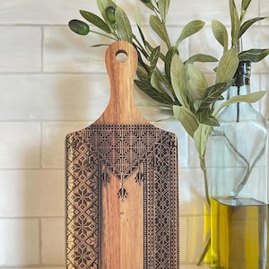 Flag of Palestine Tatreez Board - Kitchen Decor