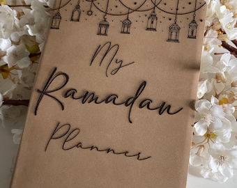 My Ramadan Planner - Custom Leather Journal - Muslim Gift