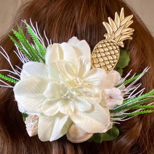 Pineapple Princess Tropical Hair Clip