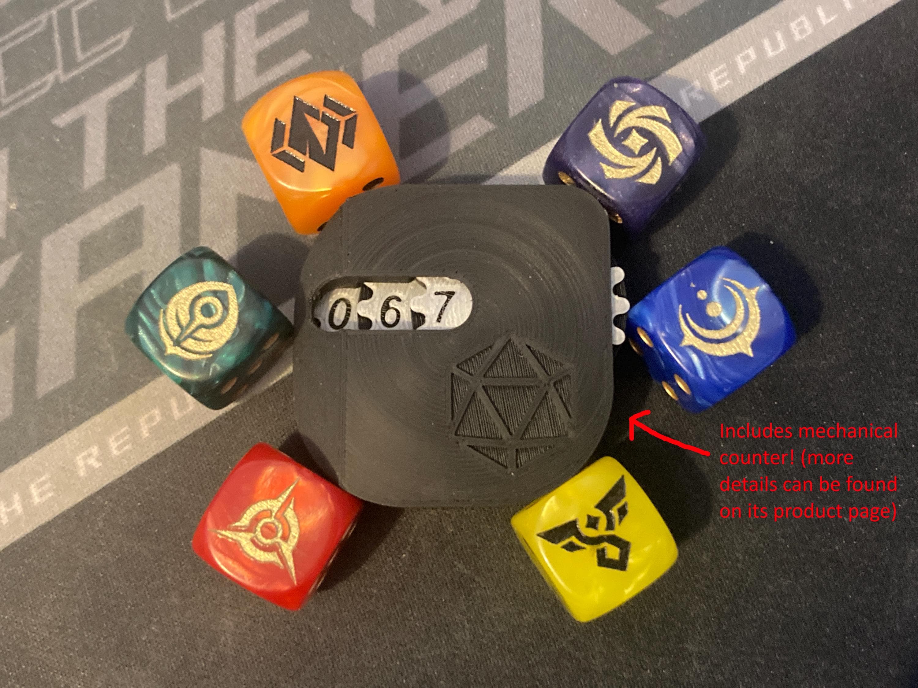 Fancy Riftbound Dice Riftbound Rune Dice Set | League of Legends Card Game Dice | Engraved ...