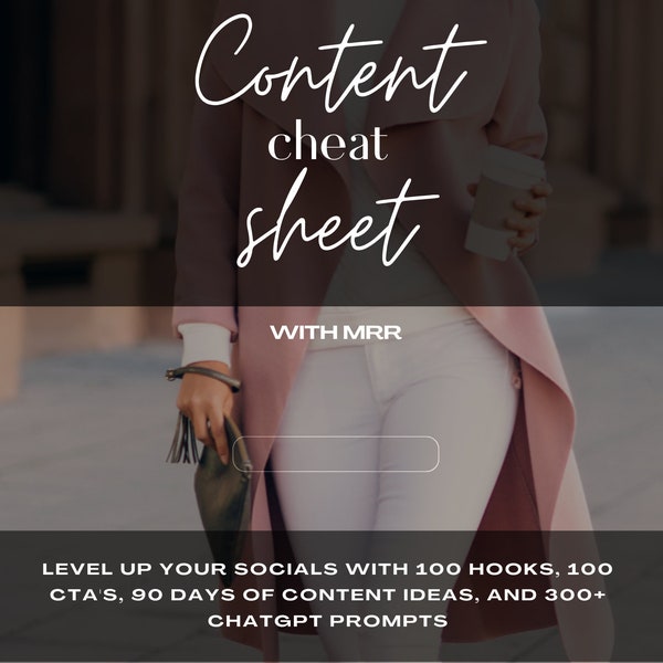 Content Cheat Sheet