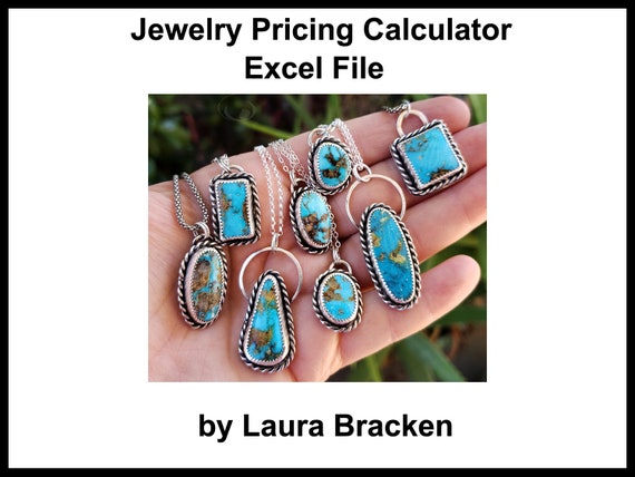Jewelry and Craft Pricing Calculator - Easy to Use (Excel File)