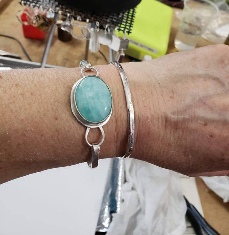 Online Workshop for Bezel Set Stone Tension Bracelets Class Tutorial Videos Handouts Learning Metalsmith image 4