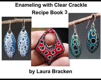 Part 3 Enamel Recipe Tutorial for Crackle Clear 80 Mesh for Kiln or Torch Enameling Vitreous  Enamel