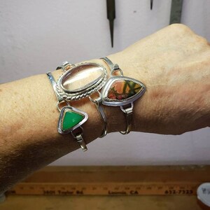 Online Workshop for Bezel Set Stone Tension Bracelets Class Tutorial Videos Handouts Learning Metalsmith image 6