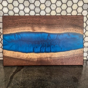 cutting board/ charcuterie board/ epoxy river board