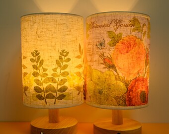 Handmade paper night light, unique bedside night light, decorative lamp, beautiful home decoration, housewarming gift, unique decoration