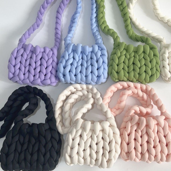 DIY hand-woven bag handmade pachynema style braid rattan for girl