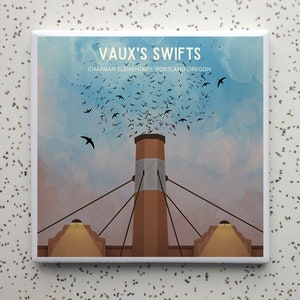 Chapman Swifts Tile Coaster image 1