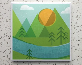 Forestry Tile Coaster