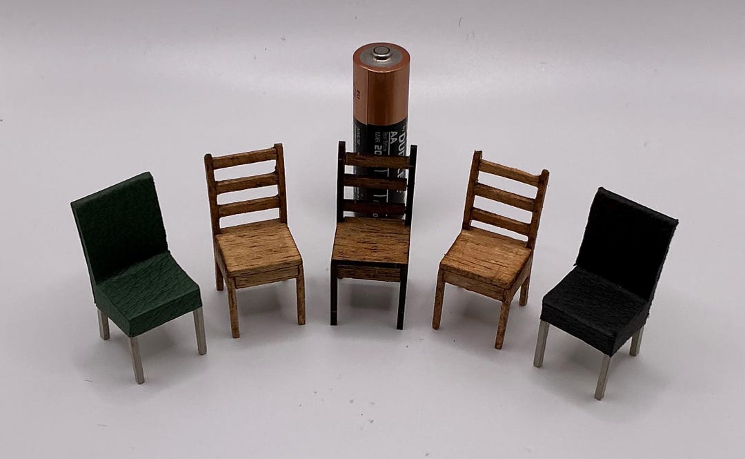 1:24th Scale Dining Chairs Kit - Etsy