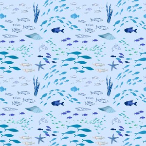 Under the Sea Repeating Pattern