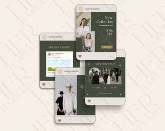 100 Editable Instagram Post Templates | Canva | 100 Unique Designs - Etsy