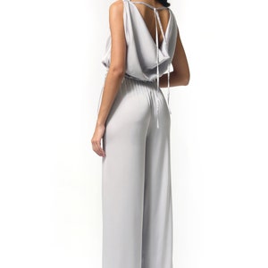Sardinia Off-the-Shoulder Jumpsuit with Tie Belt