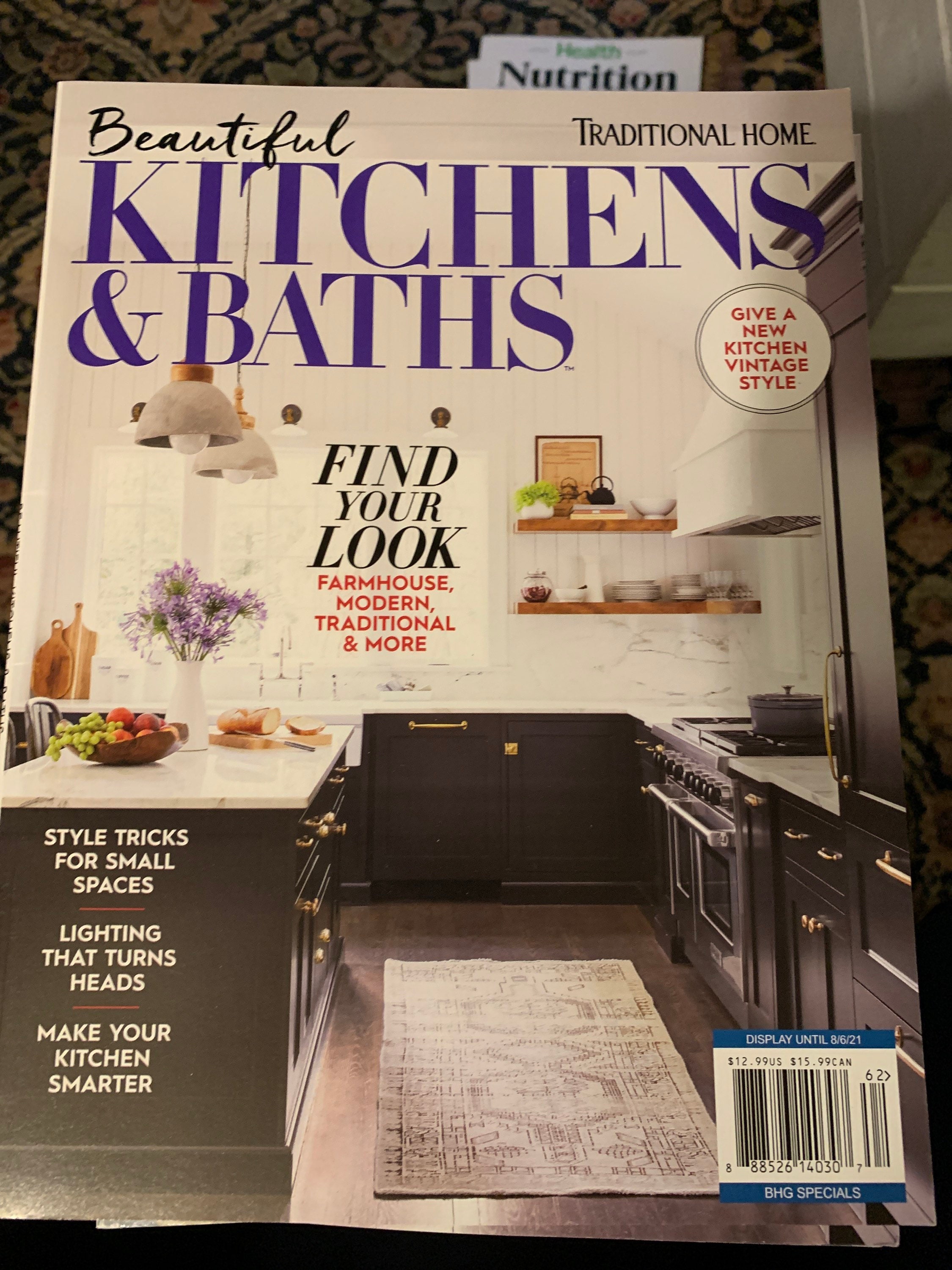 Traditional Home Kitchen & Bath Magazine Summer 2021. Etsy