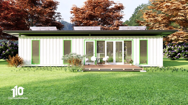 40'x8' Shipping Container Home Plan Design 40ft - Etsy UK