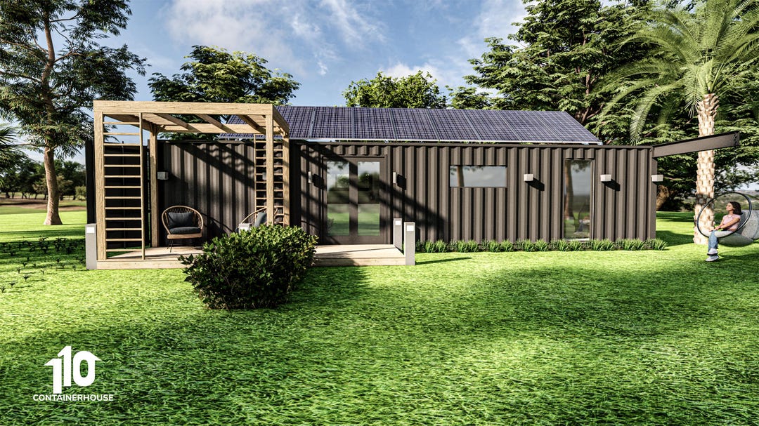 40'x8' Shipping Container Home Plan Design Titian 40ft - Etsy UK
