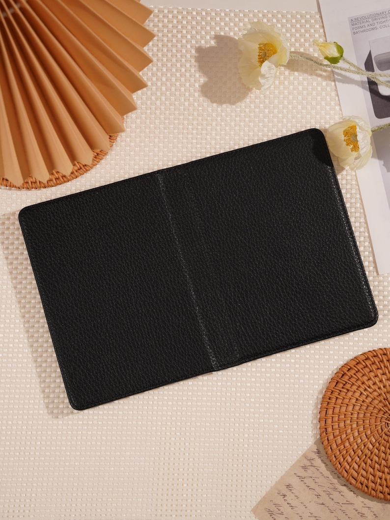 Brown Lychee Leather Kindle Case, Kindle Colorsoft Case, Kindle Paperwhite 12th, Kindle 2024 11th Case, Auto Wake/Sleep, Magnetic Back stand image 17