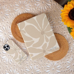 Flower ipad case,iPad Air Case with Pencil Holder,iPad Pro 12.9&quot; 11&quot;,ipad Mini case,ipad pro 2024