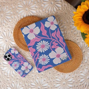 The Art of Flowers ipad case,iPad Air Case with Pencil Holder,iPad Pro 12.9&quot; 11&quot;,ipad Mini case,ipad pro 2024