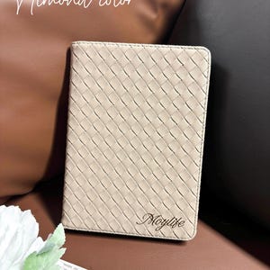 Kindle-hoesje met geweven patroon, Kindle Colorsoft-hoesje, Kindle Paperwhite 12e, Kindle 2024 11e hoes, Auto Wake/Sleep, Magnetische achterkant