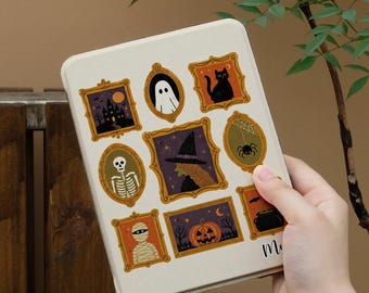 Halloween Kindle Case, Spooky Gallery Art E Reader Cover, Gift for Book Lovers