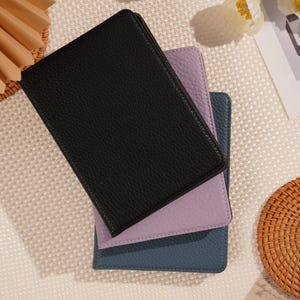 Brown Lychee Leather Kindle Case, Kindle Colorsoft Case, Kindle Paperwhite 12th, Kindle 2024 11th Case, Auto Wake/Sleep, Magnetic Back stand image 11