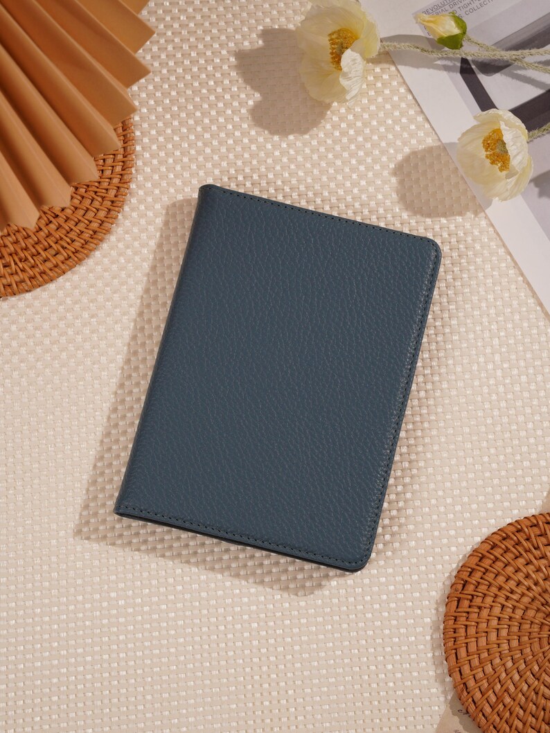 Brown Lychee Leather Kindle Case, Kindle Colorsoft Case, Kindle Paperwhite 12th, Kindle 2024 11th Case, Auto Wake/Sleep, Magnetic Back stand image 8
